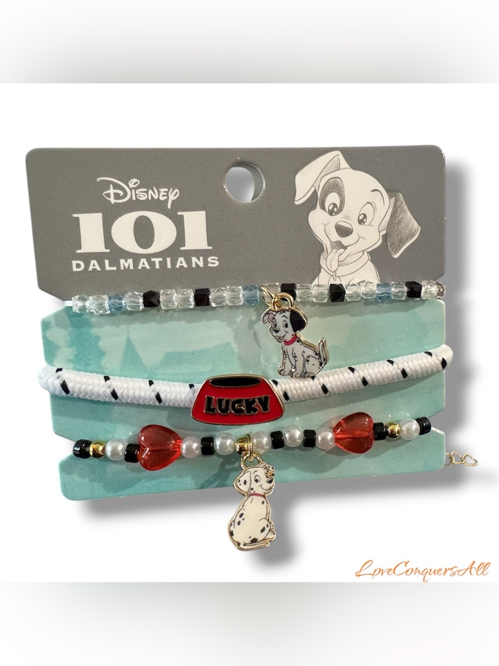 Disney 101 Dalmatians Puppies Bracelet Set